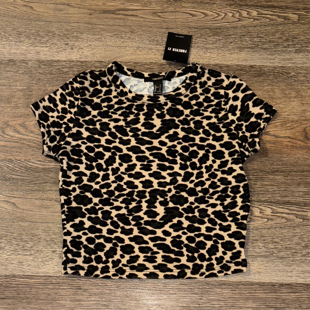 Forever 21 Leopard Print Women's Top size S